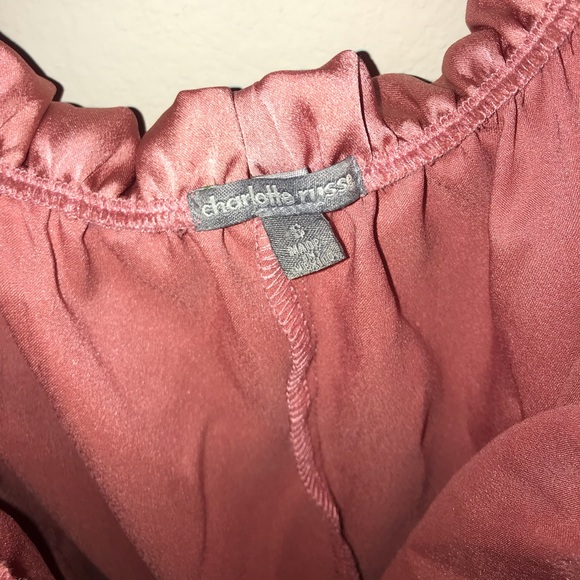 Satin crop top - Picture 3 of 4